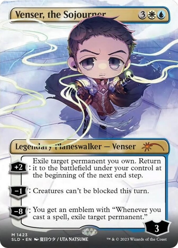 Image for Venser, the Sojourner (Rainbow Foil) (1423) [Secret Lair Drop Series]