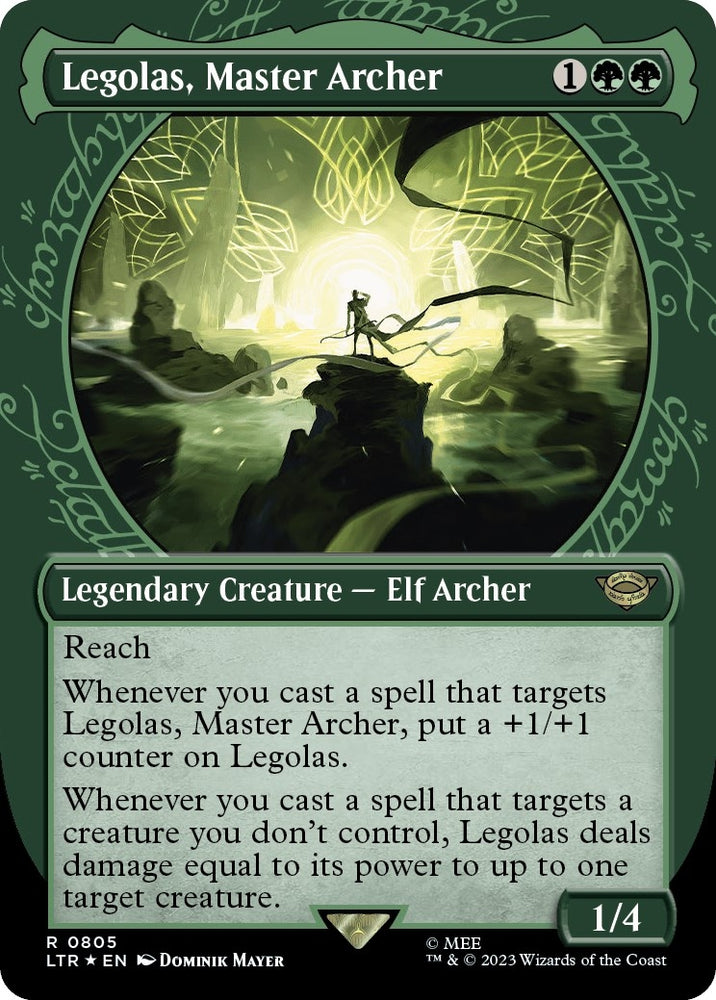 Image for Legolas, Master Archer (Showcase) (Surge Foil) (805) [Universes Beyond: The Lord of the Rings: Tales of Middle-earth]