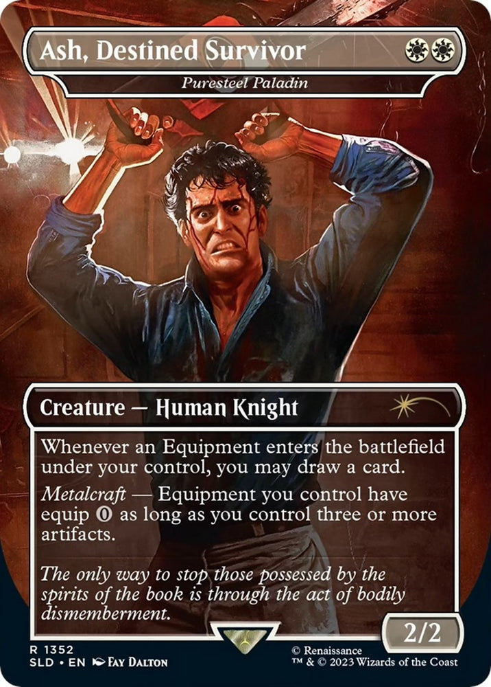 Image for Ash, Destined Survivor - Puresteel Paladin (1352) [Secret Lair Drop Series]