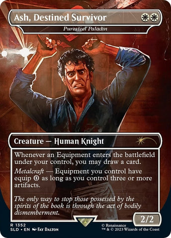 Image for Ash, Destined Survivor - Puresteel Paladin (1352) [Secret Lair Drop Series]