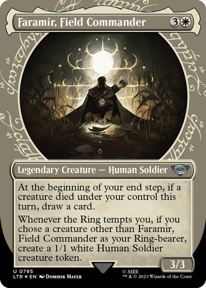 Image for Faramir, Field Commander (Showcase) (Surge Foil) (795) [Universes Beyond: The Lord of the Rings: Tales of Middle-earth]