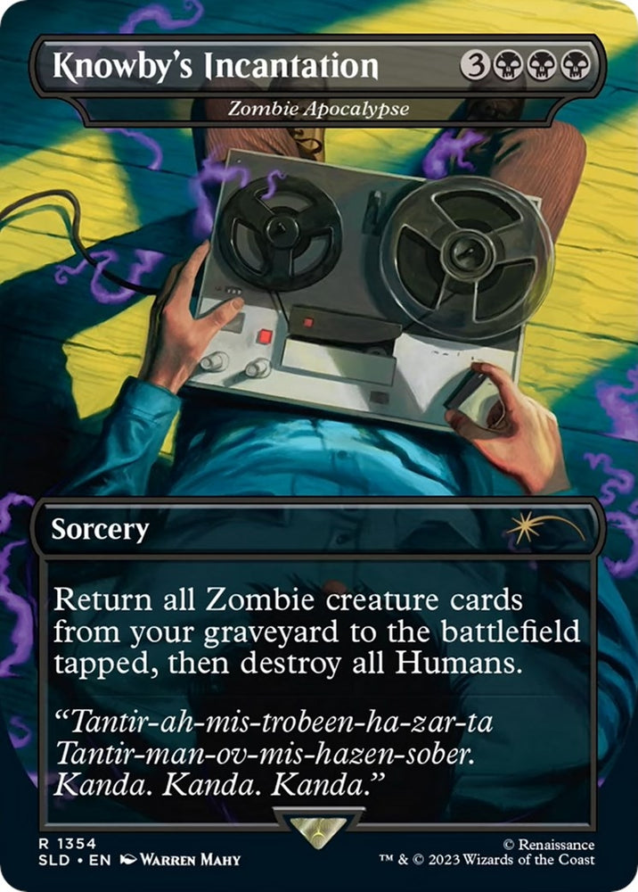 Image for Knowby's Incantation - Zombie Apocalypse (1354) [Secret Lair Drop Series]