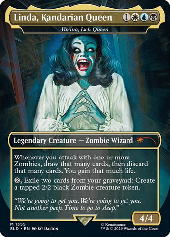Image for Linda, Kandarian Queen - Varina, Lich Queen (1355) [Secret Lair Drop Series]