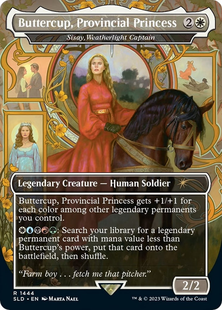 Image for Buttercup, Provincial Princess - Sisay, Weatherlight Captain (1444) [Secret Lair Drop Series]