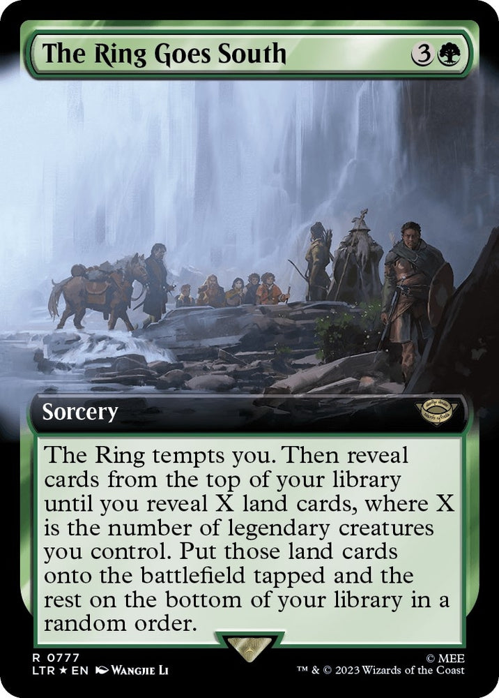 Image for The Ring Goes South (Extended Art) (Surge Foil) (777) [Universes Beyond: The Lord of the Rings: Tales of Middle-earth]