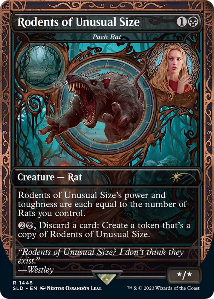 Image for Rodents of Unusual Size - Pack Rat (1448) - Magic: The Gathering
