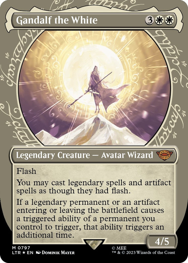 Image for Gandalf the White (Showcase) (Surge Foil) (797) [Universes Beyond: The Lord of the Rings: Tales of Middle-earth]