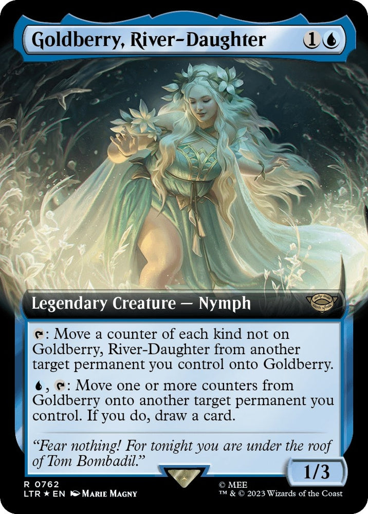 Image for Goldberry, River-Daughter (Extended Art) (Surge Foil) (762) [Universes Beyond: The Lord of the Rings: Tales of Middle-earth]