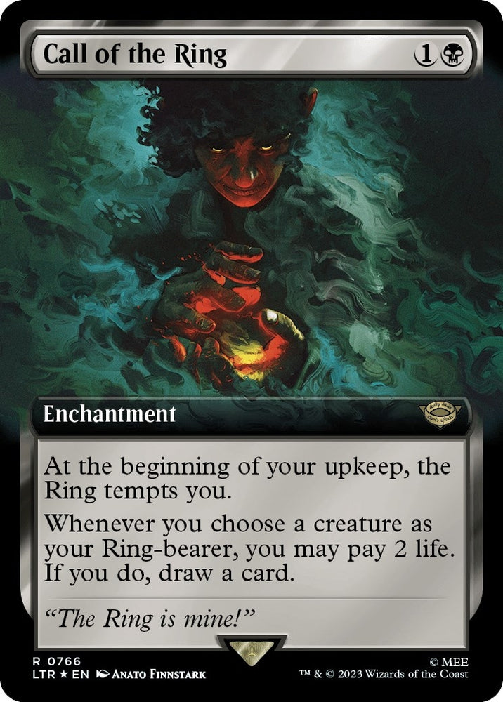 Image for Call of the Ring (Extended Art) (Surge Foil) (766) [Universes Beyond: The Lord of the Rings: Tales of Middle-earth]