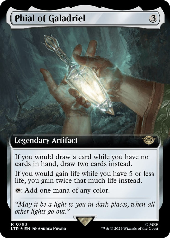 Image for Phial of Galadriel (Extended Art) (Surge Foil) (793) [Universes Beyond: The Lord of the Rings: Tales of Middle-earth]