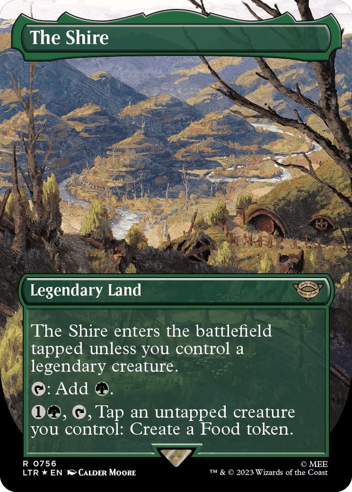 Image for The Shire (Borderless) (Surge Foil) (756) [Universes Beyond: The Lord of the Rings: Tales of Middle-earth]