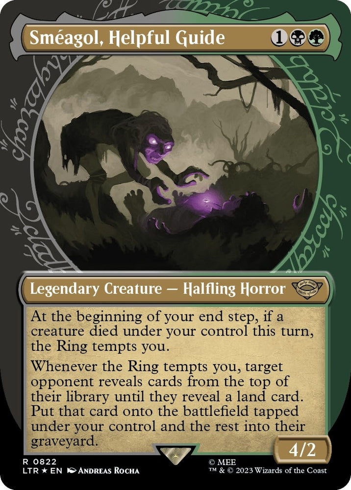 Image for Smeagol, Helpful Guide (Showcase) (Surge Foil) (822) [Universes Beyond: The Lord of the Rings: Tales of Middle-earth]