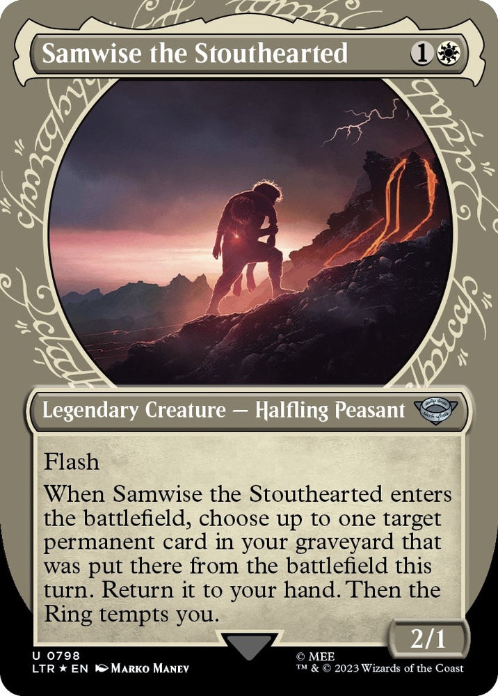 Image for Samwise the Stouthearted (Showcase) (Surge Foil) (798) [Universes Beyond: The Lord of the Rings: Tales of Middle-earth]