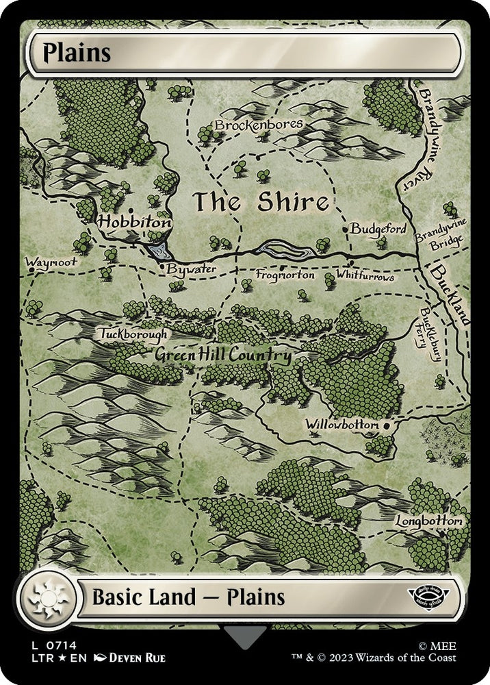 Image for Plains (0714) (Surge Foil) (714) [Universes Beyond: The Lord of the Rings: Tales of Middle-earth]