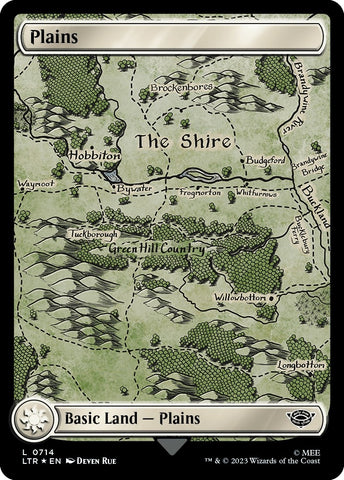Image for Plains (0714) (Surge Foil) (714) [Universes Beyond: The Lord of the Rings: Tales of Middle-earth]