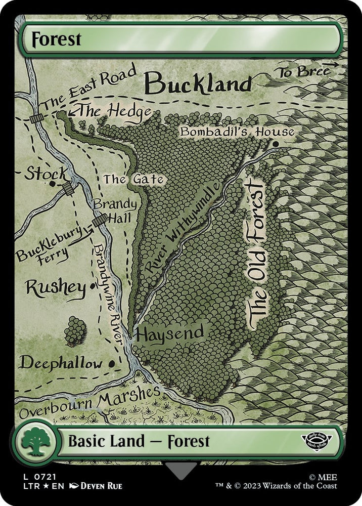 Image for Forest (0721) (Surge Foil) (721) [Universes Beyond: The Lord of the Rings: Tales of Middle-earth]