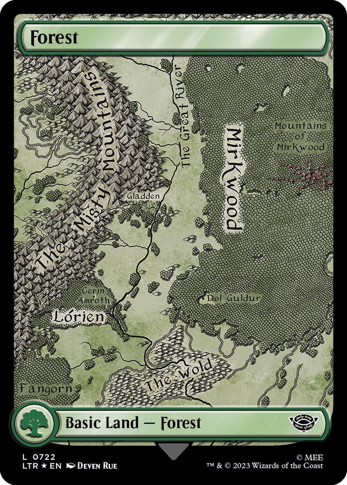 Image for Forest (0722) (Surge Foil) (722) [Universes Beyond: The Lord of the Rings: Tales of Middle-earth]