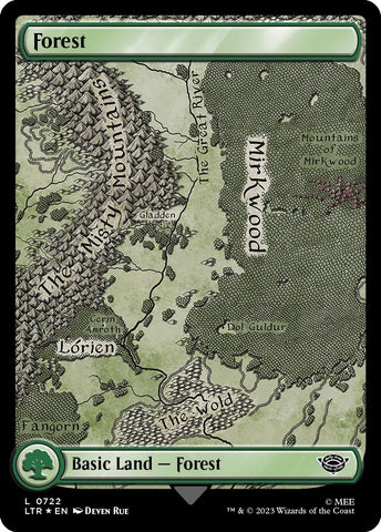 Image for Forest (0722) (Surge Foil) (722) [Universes Beyond: The Lord of the Rings: Tales of Middle-earth]