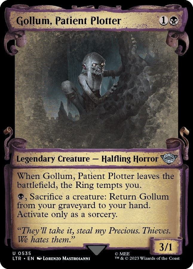 Image for Gollum, Patient Plotter (Showcase Scrolls) (535) [Universes Beyond: The Lord of the Rings: Tales of Middle-earth]