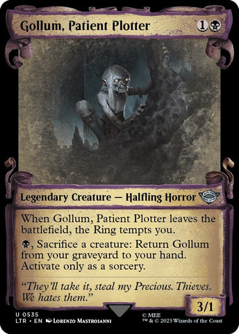 Image for Gollum, Patient Plotter (Showcase Scrolls) (535) [Universes Beyond: The Lord of the Rings: Tales of Middle-earth]