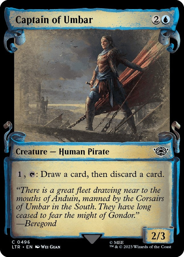 Image for Captain of Umbar (Showcase Scrolls) (496) [Universes Beyond: The Lord of the Rings: Tales of Middle-earth]