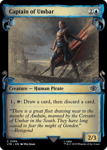 Image for Captain of Umbar (Showcase Scrolls) (496) [Universes Beyond: The Lord of the Rings: Tales of Middle-earth]