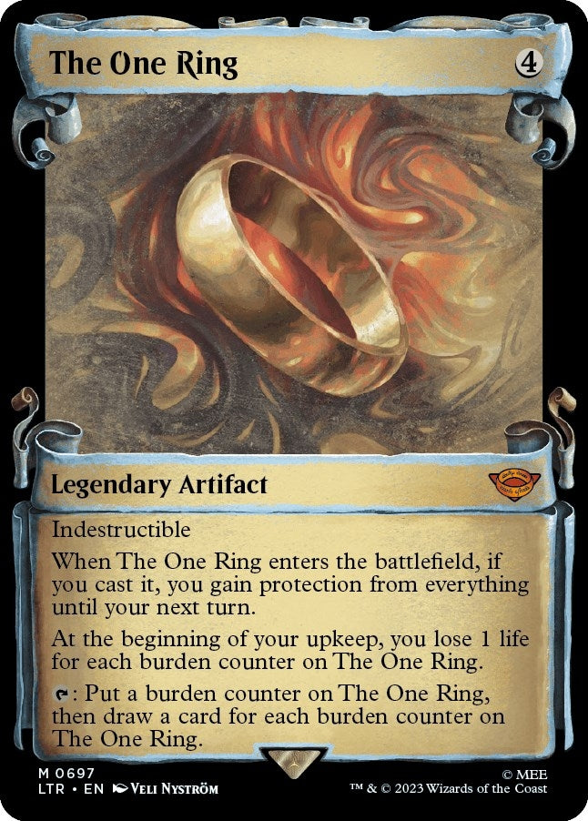 Image for The One Ring (Showcase Scrolls) (697) [Universes Beyond: The Lord of the Rings: Tales of Middle-earth]