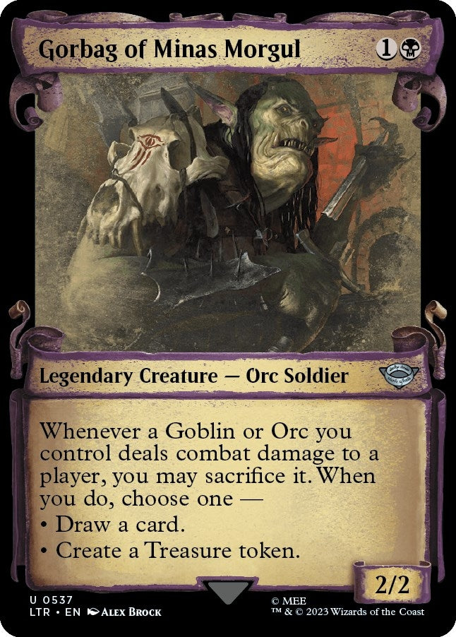 Image for Gorbag of Minas Morgul (Showcase Scrolls) (537) [Universes Beyond: The Lord of the Rings: Tales of Middle-earth]
