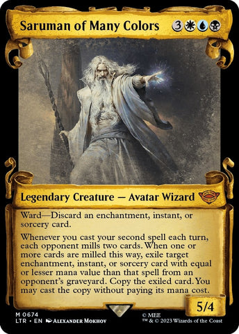 Image for Saruman of Many Colors (Showcase Scrolls) (674) [Universes Beyond: The Lord of the Rings: Tales of Middle-earth]