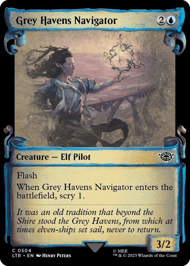 Image for Grey Havens Navigator (Showcase Scrolls) (504) [Universes Beyond: The Lord of the Rings: Tales of Middle-earth]
