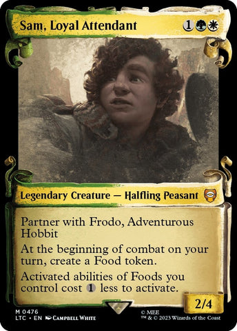 Image for Sam, Loyal Attendant (Showcase Scrolls) (476) [Commander: The Lord of the Rings: Tales of Middle-earth]