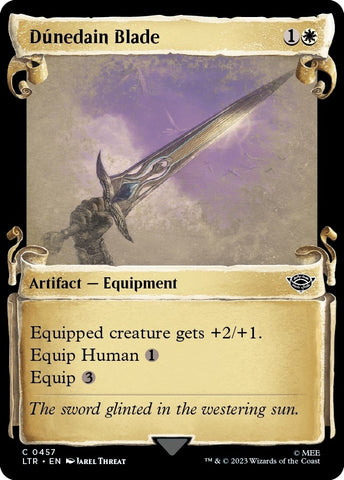 Image for Dunedain Blade (Showcase Scrolls) (457) [Universes Beyond: The Lord of the Rings: Tales of Middle-earth]