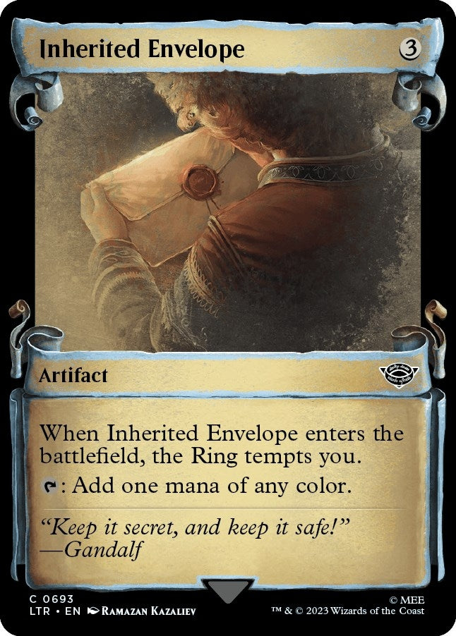 Image for Inherited Envelope (Showcase Scrolls) (693) [Universes Beyond: The Lord of the Rings: Tales of Middle-earth]