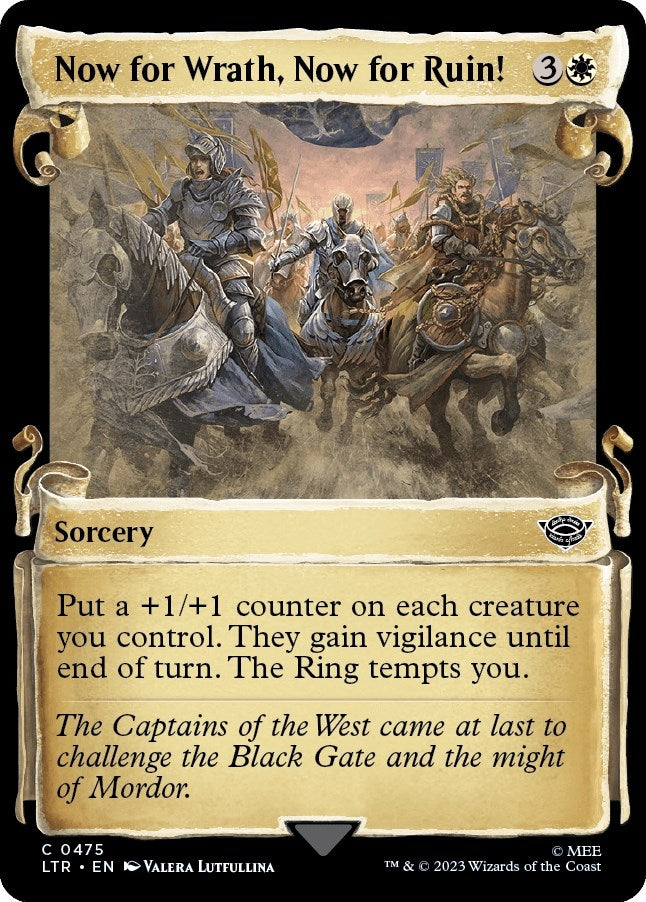 Image for Now for Wrath, Now for Ruin! (Showcase Scrolls) (475) [Universes Beyond: The Lord of the Rings: Tales of Middle-earth]
