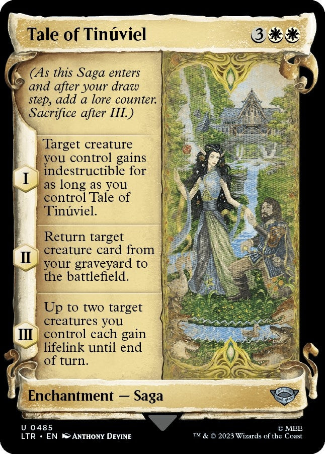 Image for Tale of Tinuviel (Showcase Scrolls) (485) [Universes Beyond: The Lord of the Rings: Tales of Middle-earth]