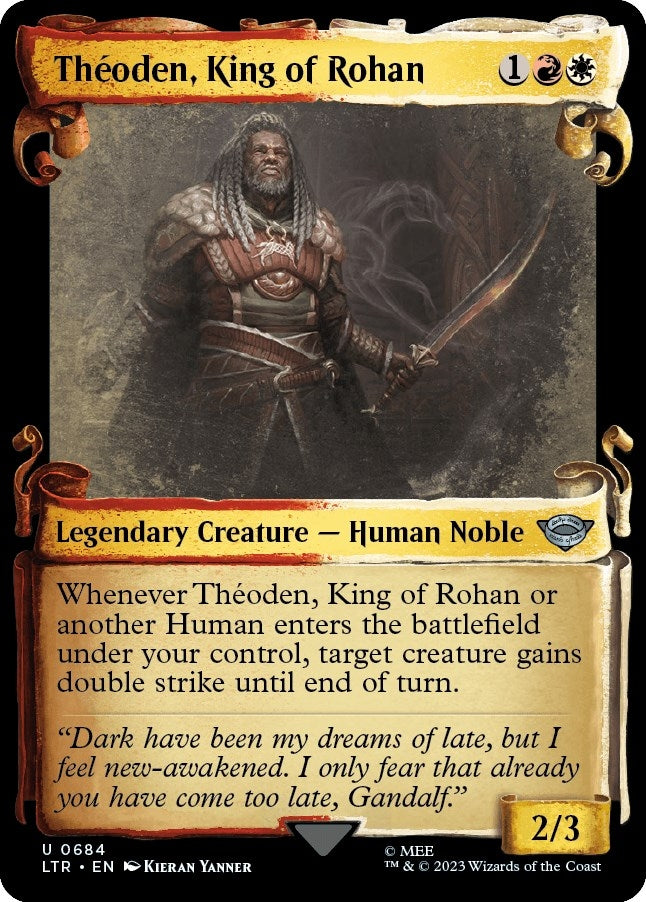 Image for Theoden, King of Rohan (Showcase Scrolls) (684) [Universes Beyond: The Lord of the Rings: Tales of Middle-earth]