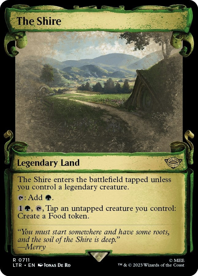 Image for The Shire (Showcase Scrolls) (711) [Universes Beyond: The Lord of the Rings: Tales of Middle-earth]