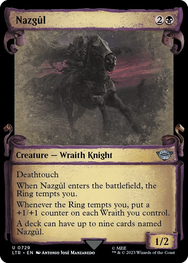 Image for Nazgul (0729) (Showcase Scrolls) (729) [Universes Beyond: The Lord of the Rings: Tales of Middle-earth]