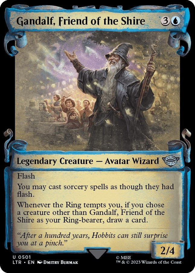 Image for Gandalf, Friend of the Shire (Showcase Scrolls) (501) [Universes Beyond: The Lord of the Rings: Tales of Middle-earth]