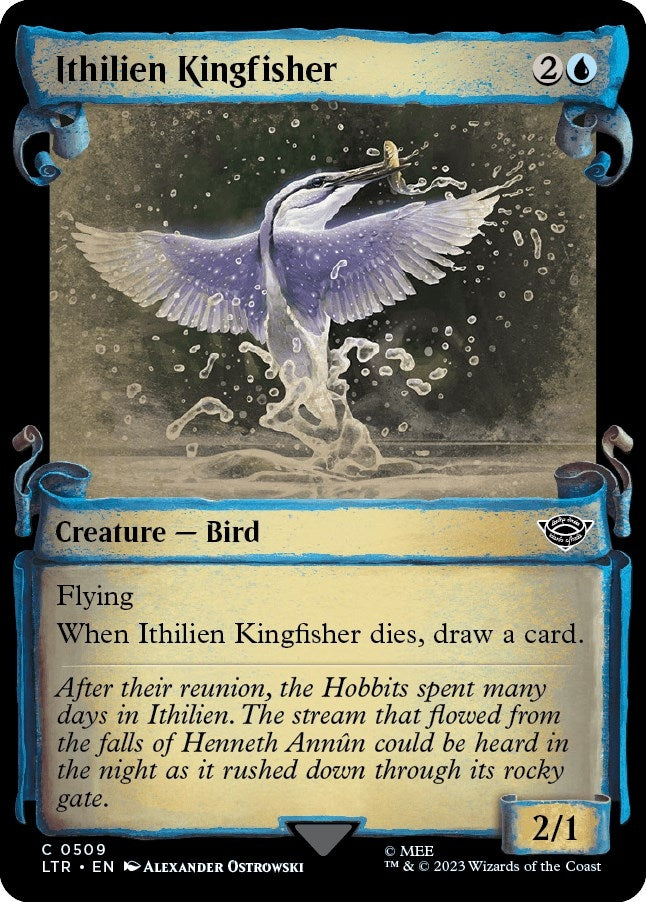 Image for Ithilien Kingfisher (Showcase Scrolls) (509) [Universes Beyond: The Lord of the Rings: Tales of Middle-earth]