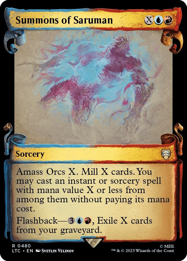 Image for Summons of Saruman (Showcase Scrolls) (480) [Commander: The Lord of the Rings: Tales of Middle-earth]