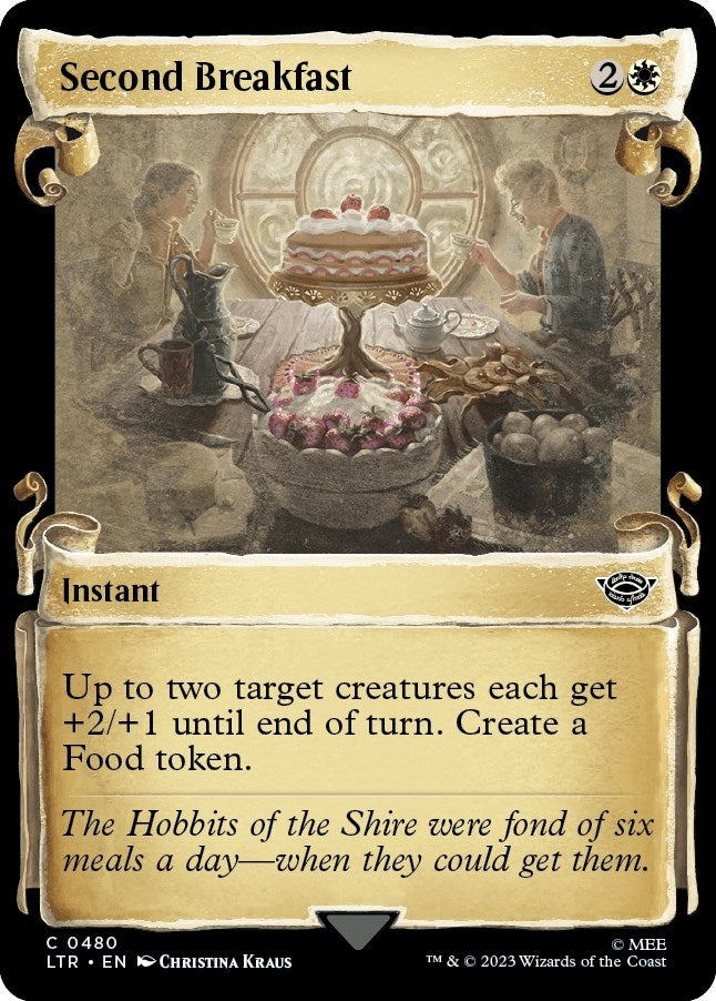 Image for Second Breakfast (Showcase Scrolls) (480) [Universes Beyond: The Lord of the Rings: Tales of Middle-earth]