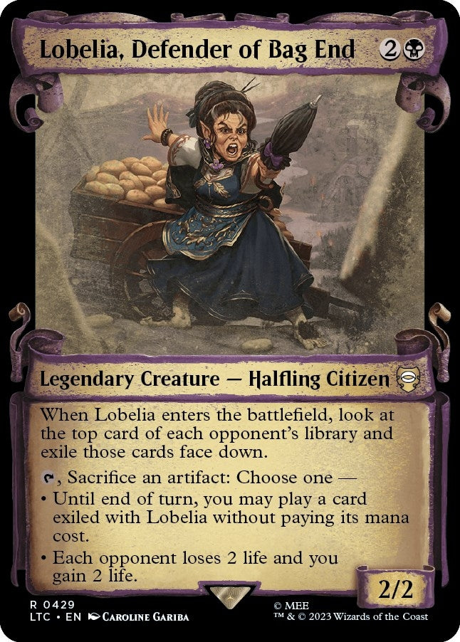 Image for Lobelia, Defender of Bag End (Showcase Scrolls) (429) [Commander: The Lord of the Rings: Tales of Middle-earth]