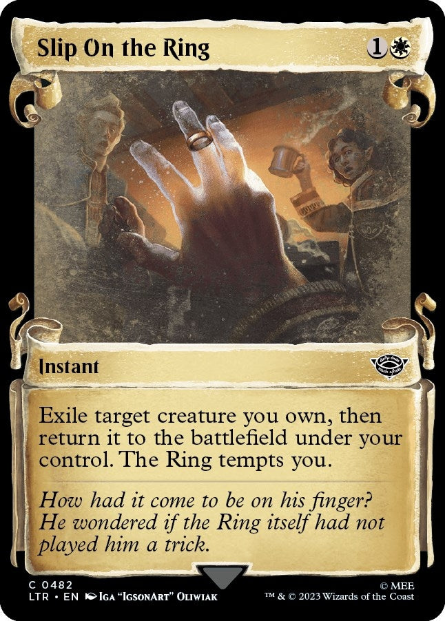 Image for Slip on the Ring (Showcase Scrolls) (482) [Universes Beyond: The Lord of the Rings: Tales of Middle-earth]