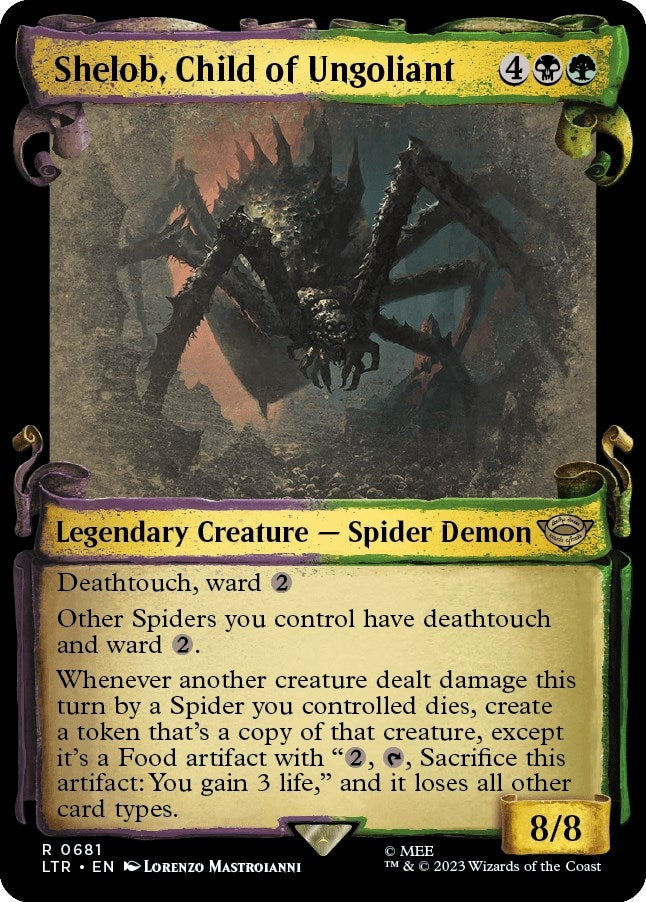 Image for Shelob, Child of Ungoliant (Showcase Scrolls) (681) [Universes Beyond: The Lord of the Rings: Tales of Middle-earth]