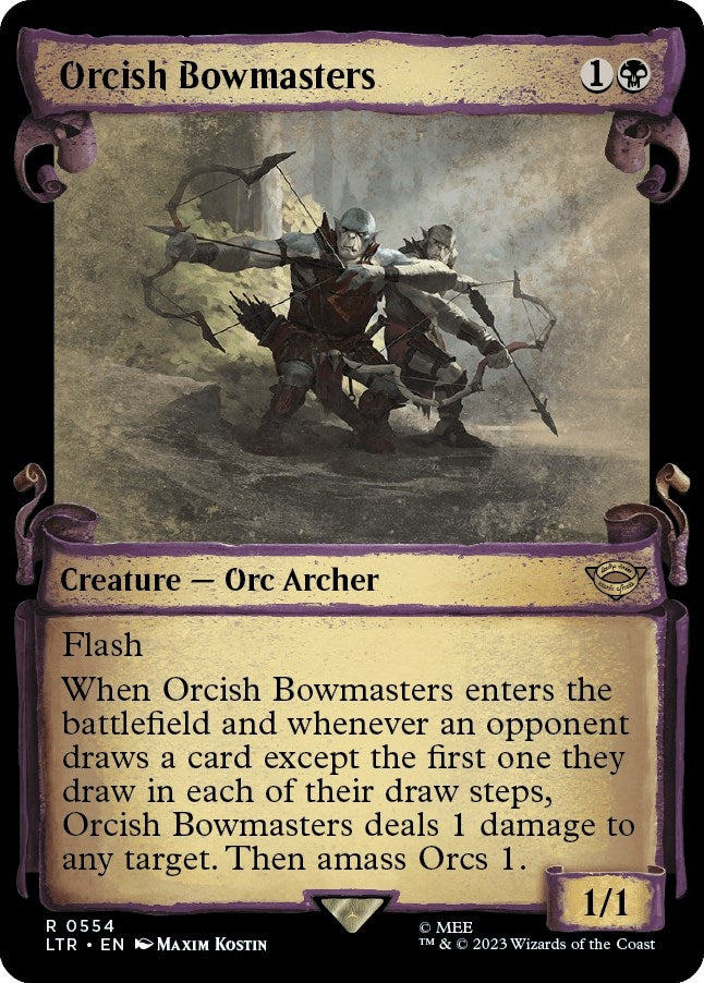 Image for Orcish Bowmasters (Showcase Scrolls) (554) [Universes Beyond: The Lord of the Rings: Tales of Middle-earth]
