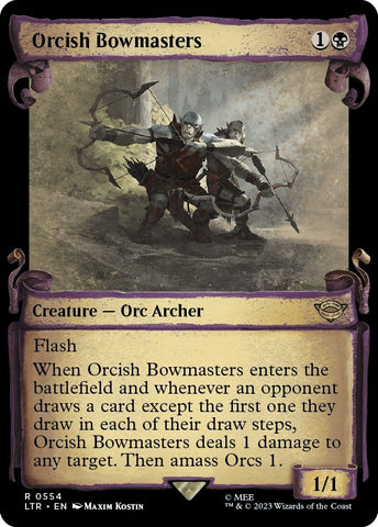 Image for Orcish Bowmasters (Showcase Scrolls) (554) [Universes Beyond: The Lord of the Rings: Tales of Middle-earth]