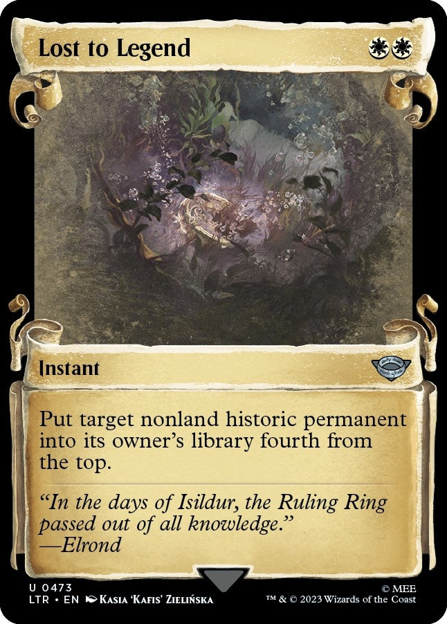 Image for Lost to Legend (Showcase Scrolls) (473) [Universes Beyond: The Lord of the Rings: Tales of Middle-earth]