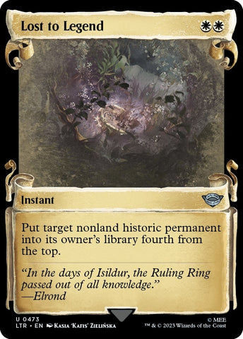 Image for Lost to Legend (Showcase Scrolls) (473) [Universes Beyond: The Lord of the Rings: Tales of Middle-earth]