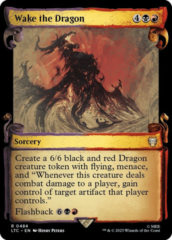 Image for Wake the Dragon (Showcase Scrolls) (484) [Commander: The Lord of the Rings: Tales of Middle-earth]